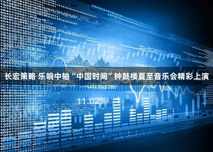 长宏策略 乐响中轴“中国时间”钟鼓楼夏至音乐会精彩上演